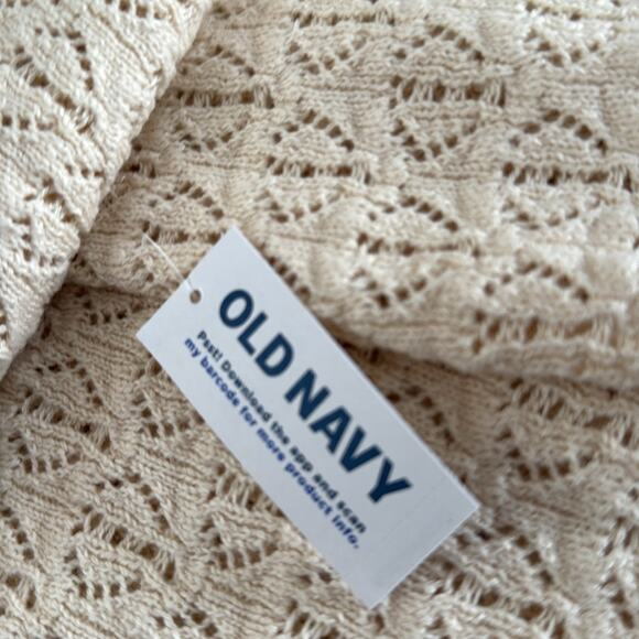 Old Navy Cozy Sleeveless Crochet Tunic Sweater - Picture 5 of 8